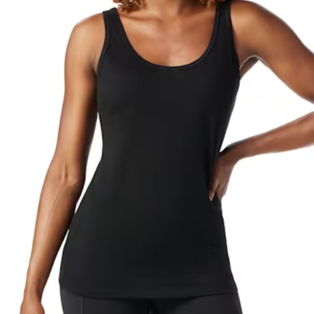Smartwool Women's Medium Black Merino 150 Comfort Breathable Athleisure Tank Top
